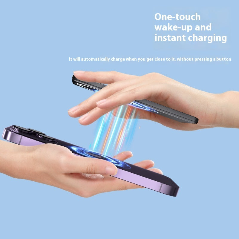 Ultra-thin Magnetic Power Bank Mini Portable Ultra-thin and ultra Fast Power 10000 Amh