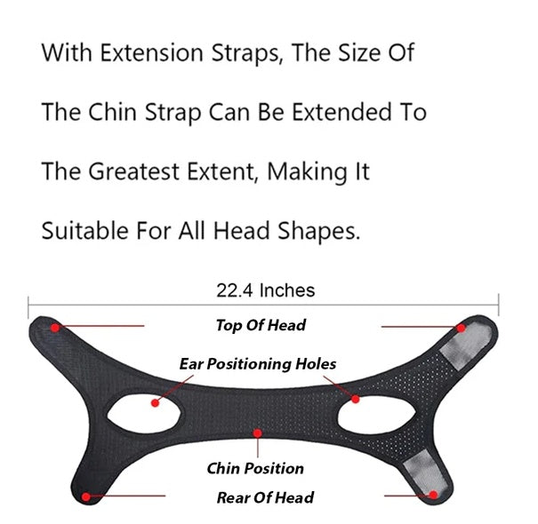 Anti Snoring Chin Strap Sleep Apnea Snore Stop Belt Snoreless Sleep Jaw Solution