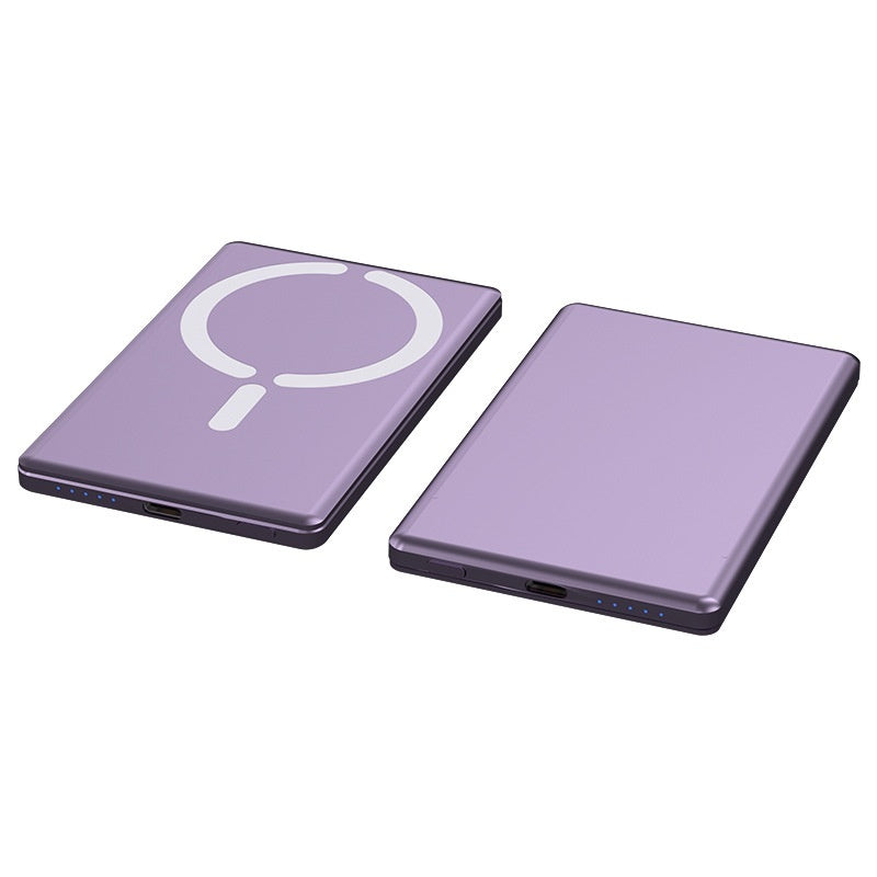 Ultra-thin Magnetic Power Bank Mini Portable Ultra-thin and ultra Fast Power 10000 Amh